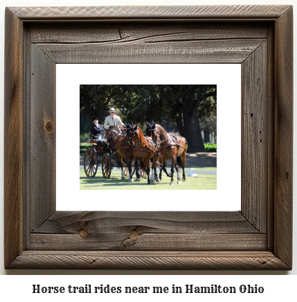 horse trail rides near me in Hamilton, Ohio